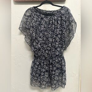 Floral Chiffon Women's Top